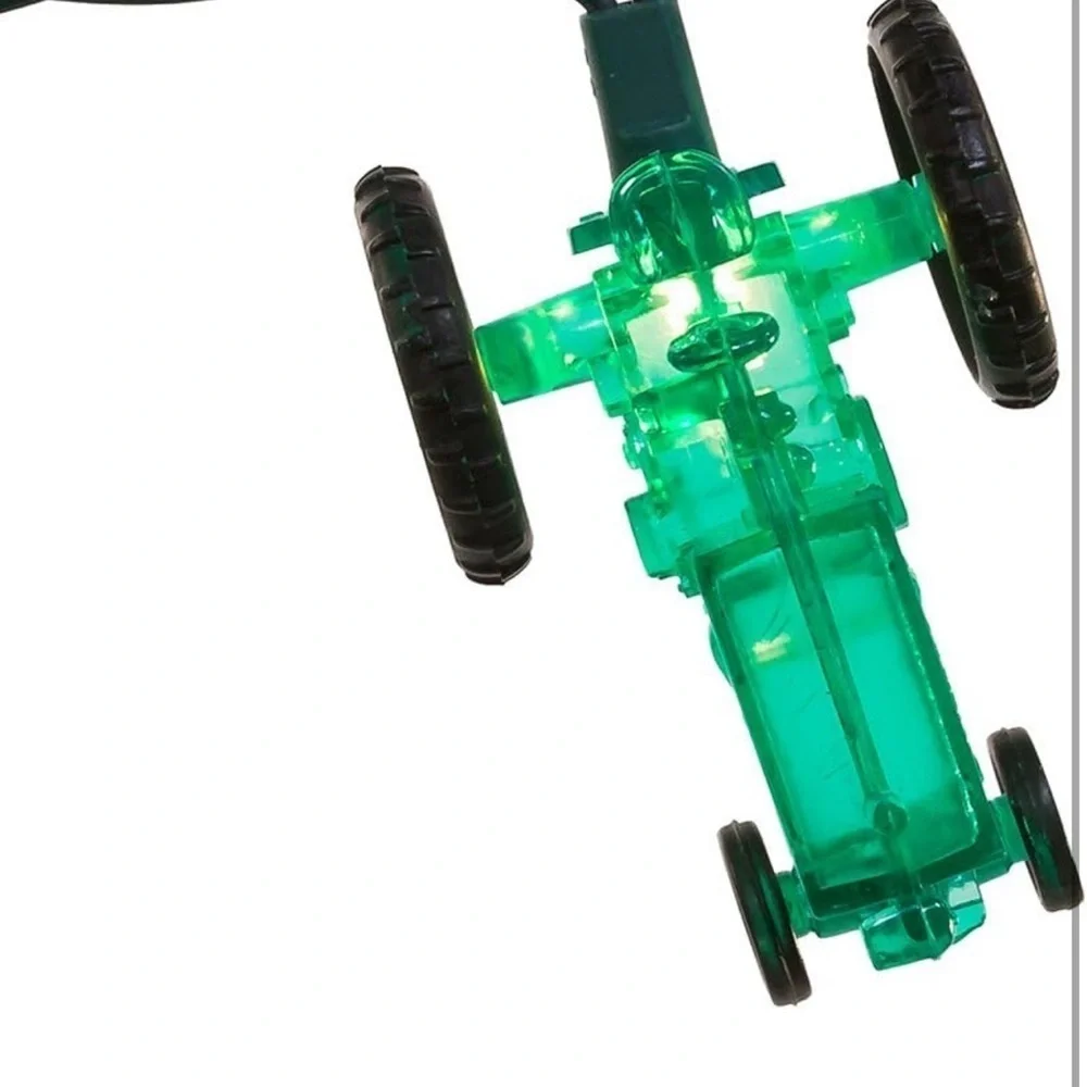 Kurt S. Adler 10-Light Green Tractor Light Set